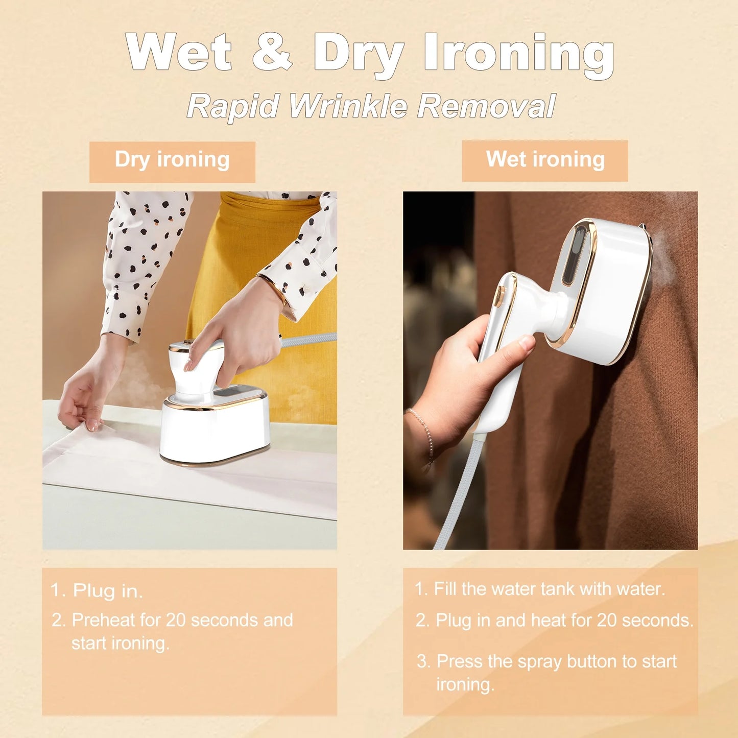 Portable Mini Clothes Steamer