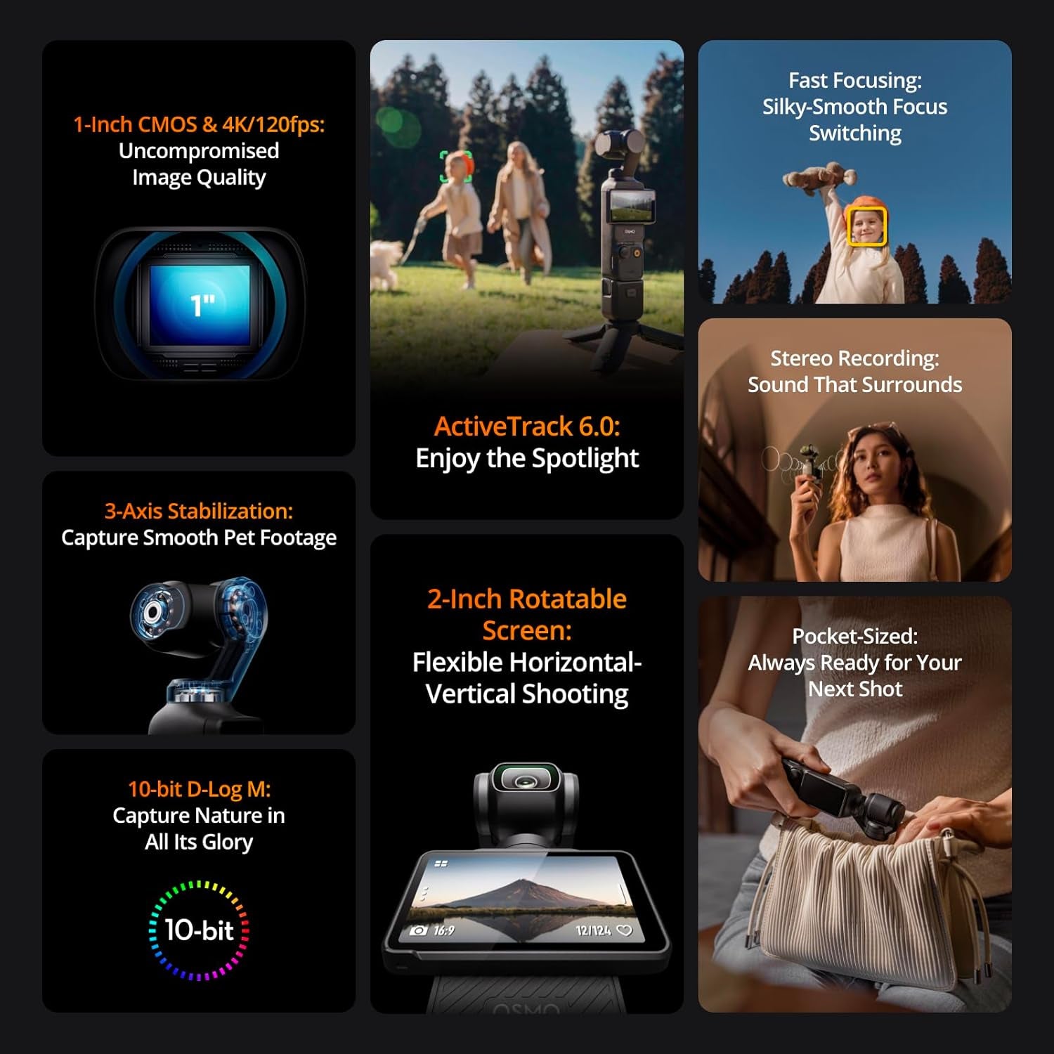 Osmo Pocket 3, Vlogging Camera