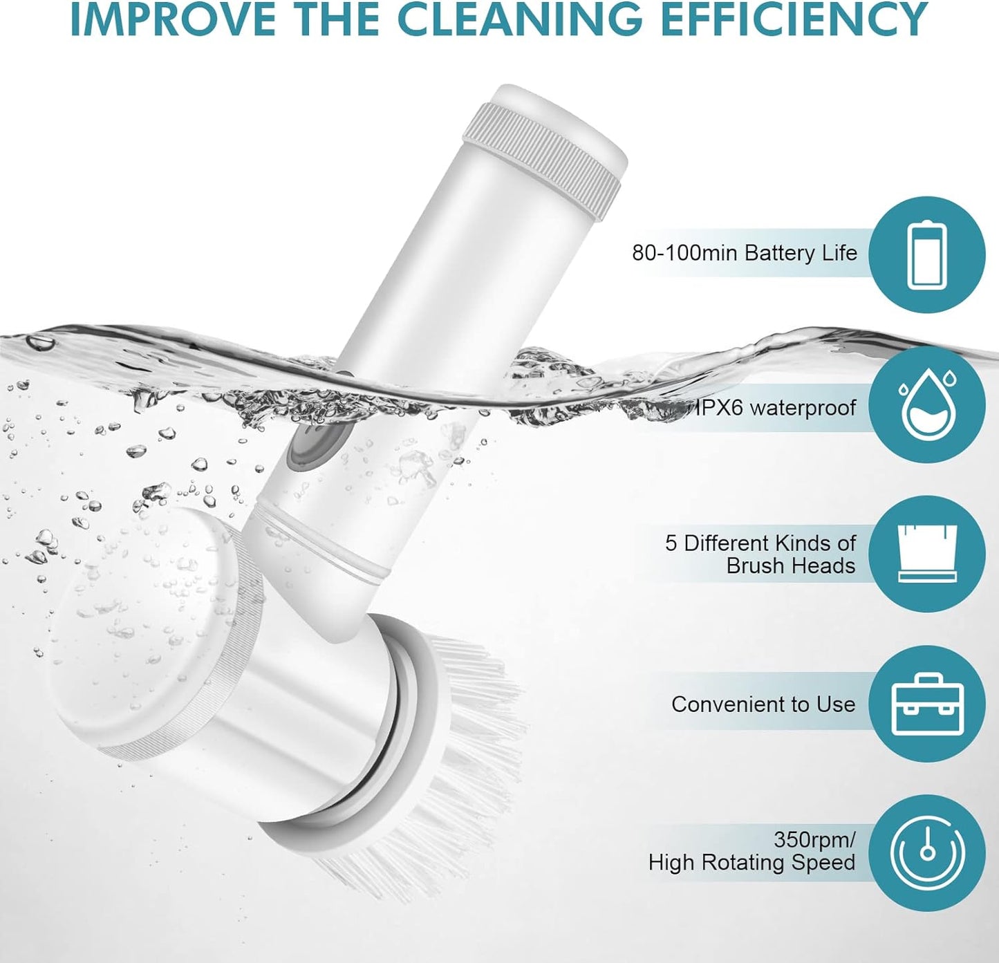 Scrubber Electric Cleaning Brush ( Dishgun )