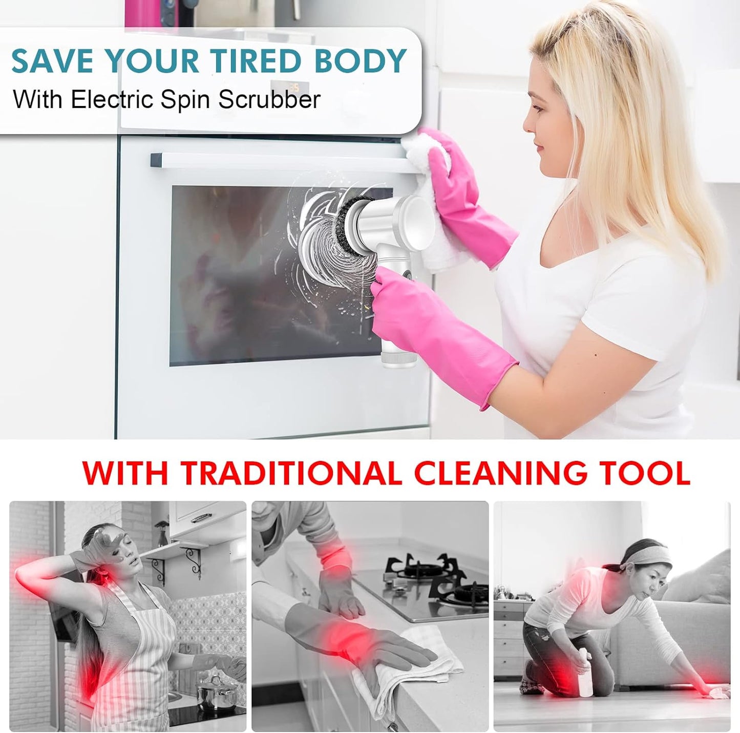 Scrubber Electric Cleaning Brush ( Dishgun )