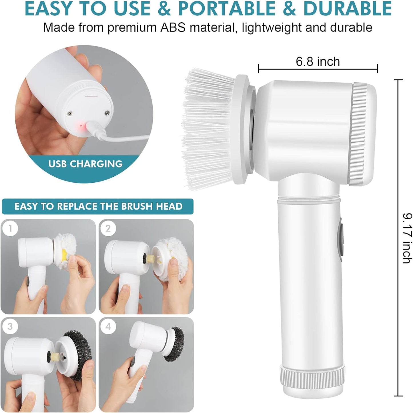 Scrubber Electric Cleaning Brush ( Dishgun )