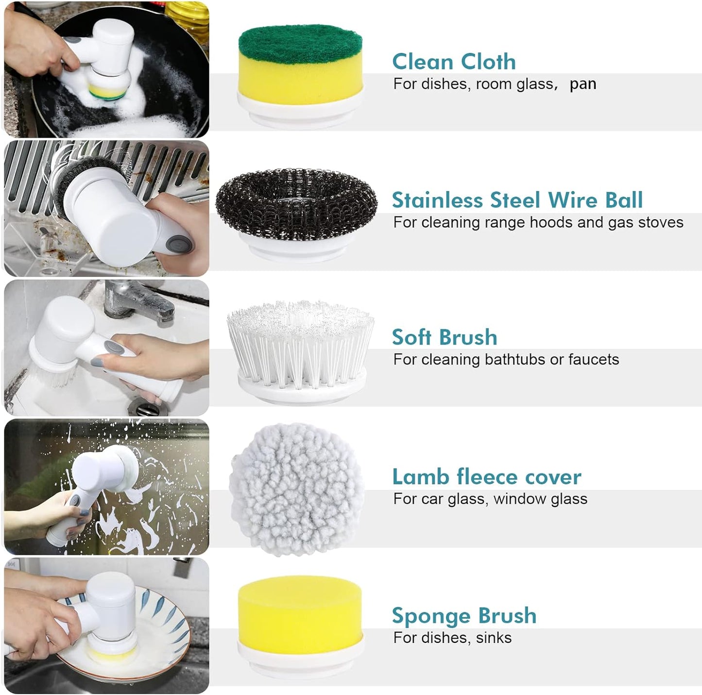 Scrubber Electric Cleaning Brush ( Dishgun )