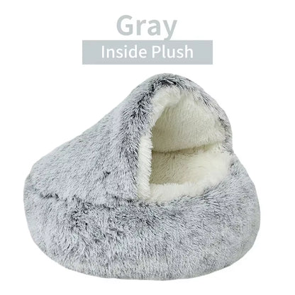 Winter Plush Pet Cat Bed round Cat Cushion