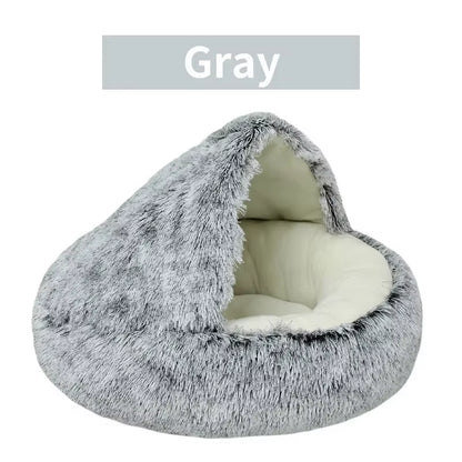 Winter Plush Pet Cat Bed round Cat Cushion