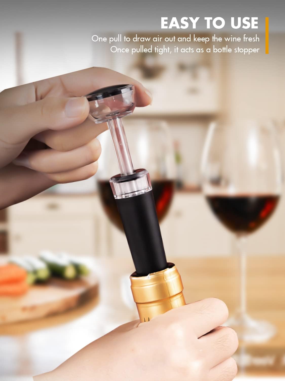 Electric Wine Opener Set,  Wine Gift with Rechargeable Electric Wine Aerator, Vacuum Stoppers and Foil Cutter